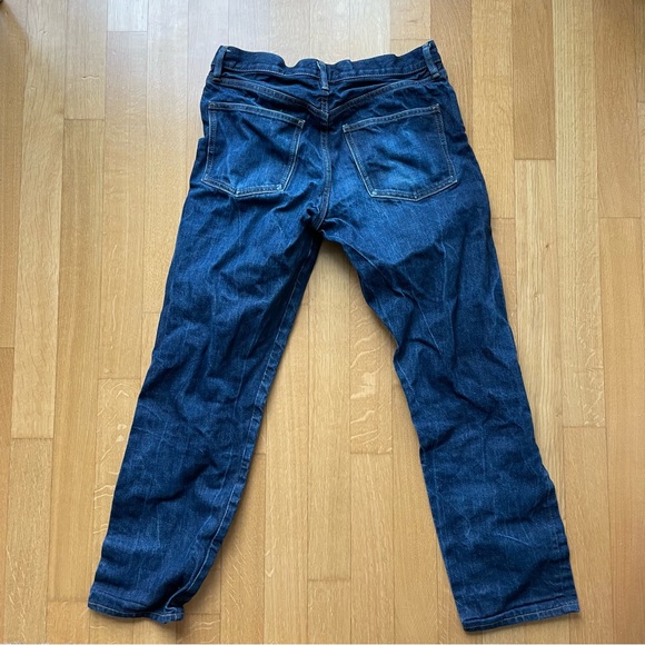 Uniqlo Straight Leg Dark Wash Jeans - Picture 3 of 5